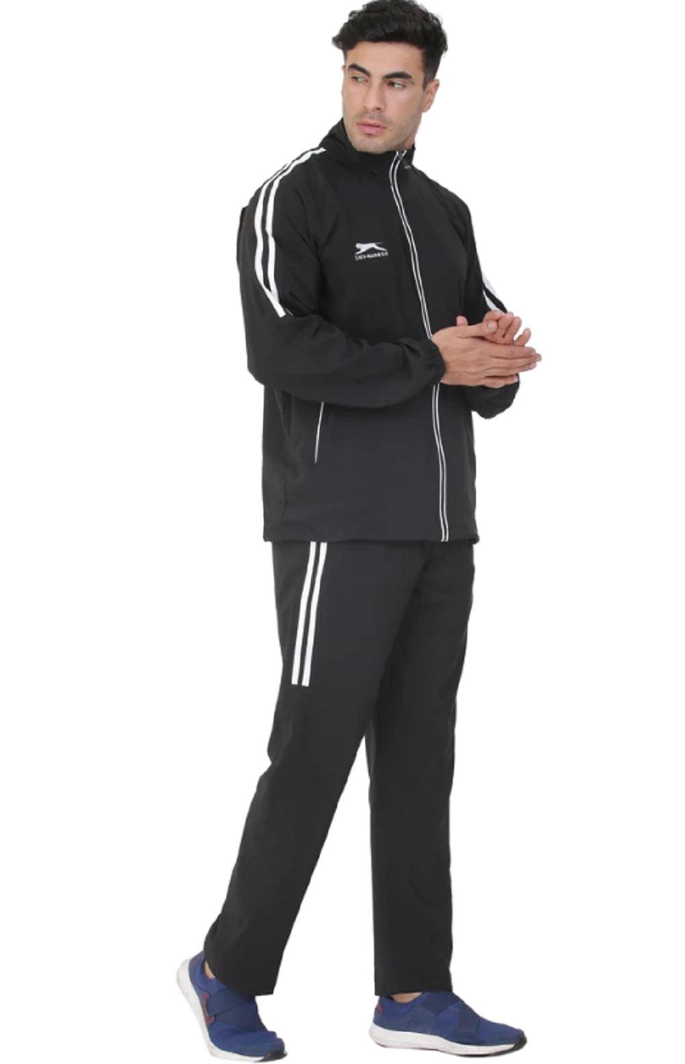 TRACKSUIT 478A T.Z WITH INER MESH (NET) BK/WT XXL