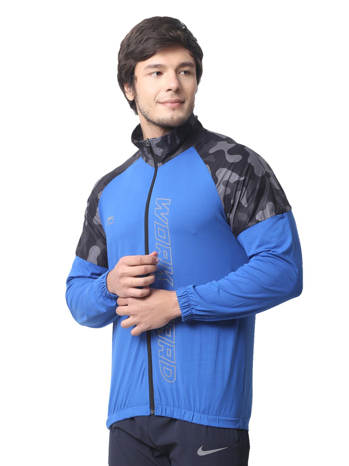 Men Color blocked Light weight Running Sporty Camou running jacket