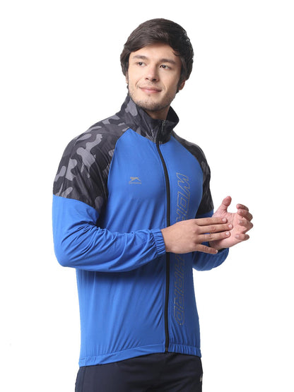 Men Color blocked Light weight Running Sporty Camou running jacket XXL