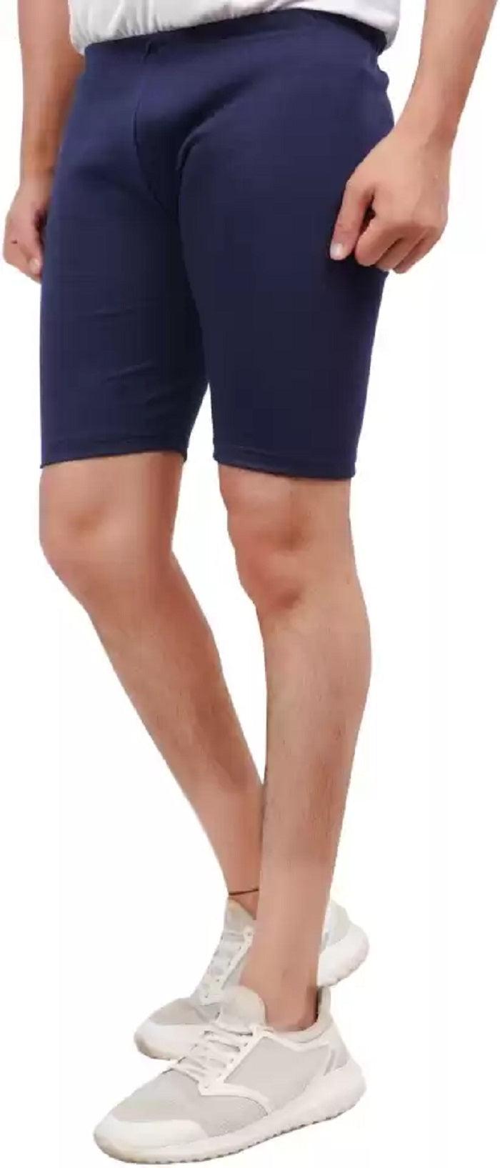 SHIV-NARESH Solid Men Blue Tights