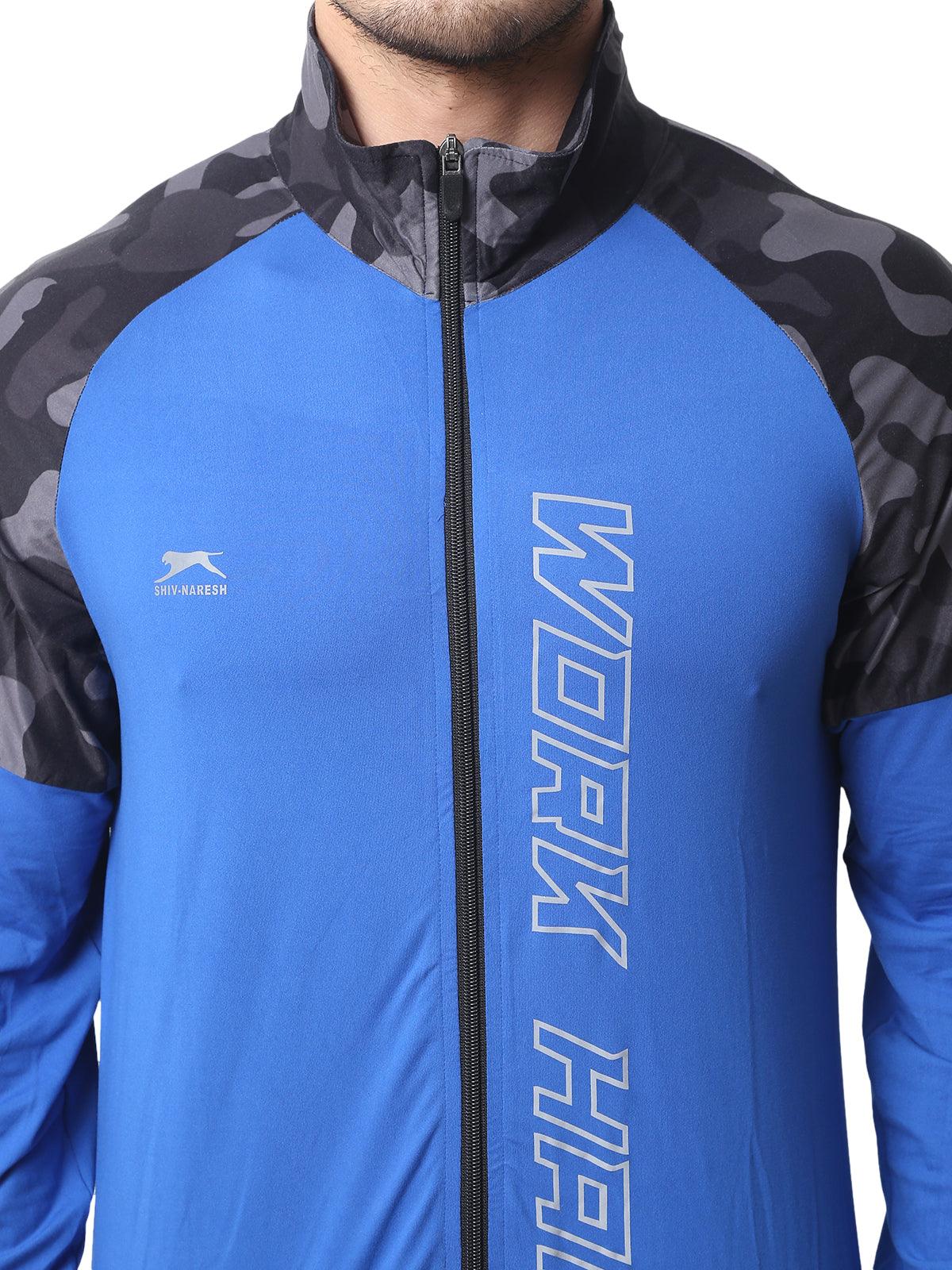 Men Color blocked Light weight Running Sporty Camou running jacket