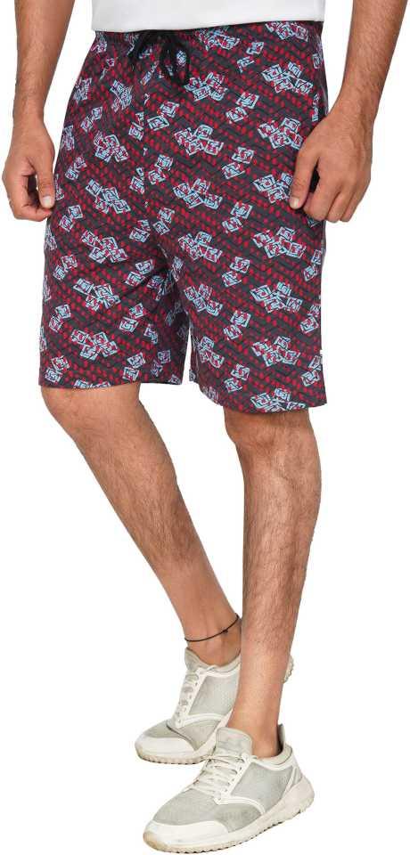 Trendzmy Printed Men Multi Basic Shorts