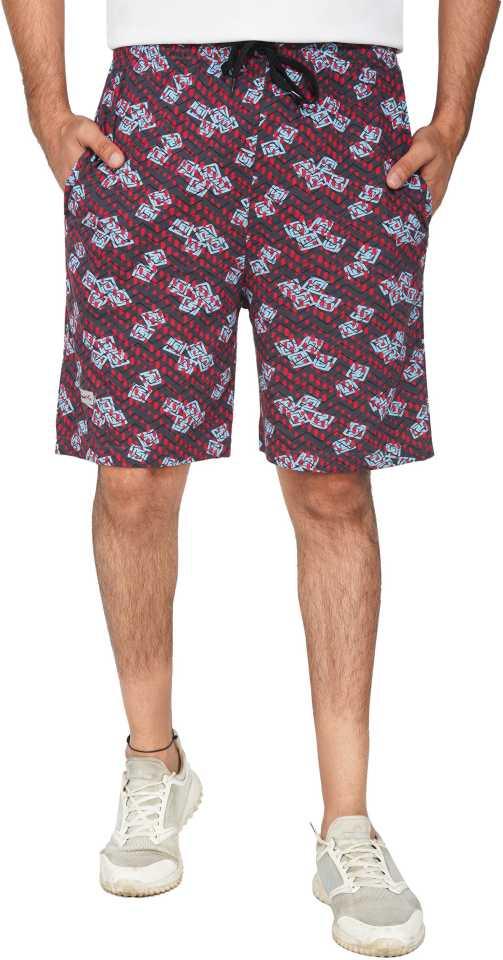 Trendzmy Printed Men Multi Basic Shorts