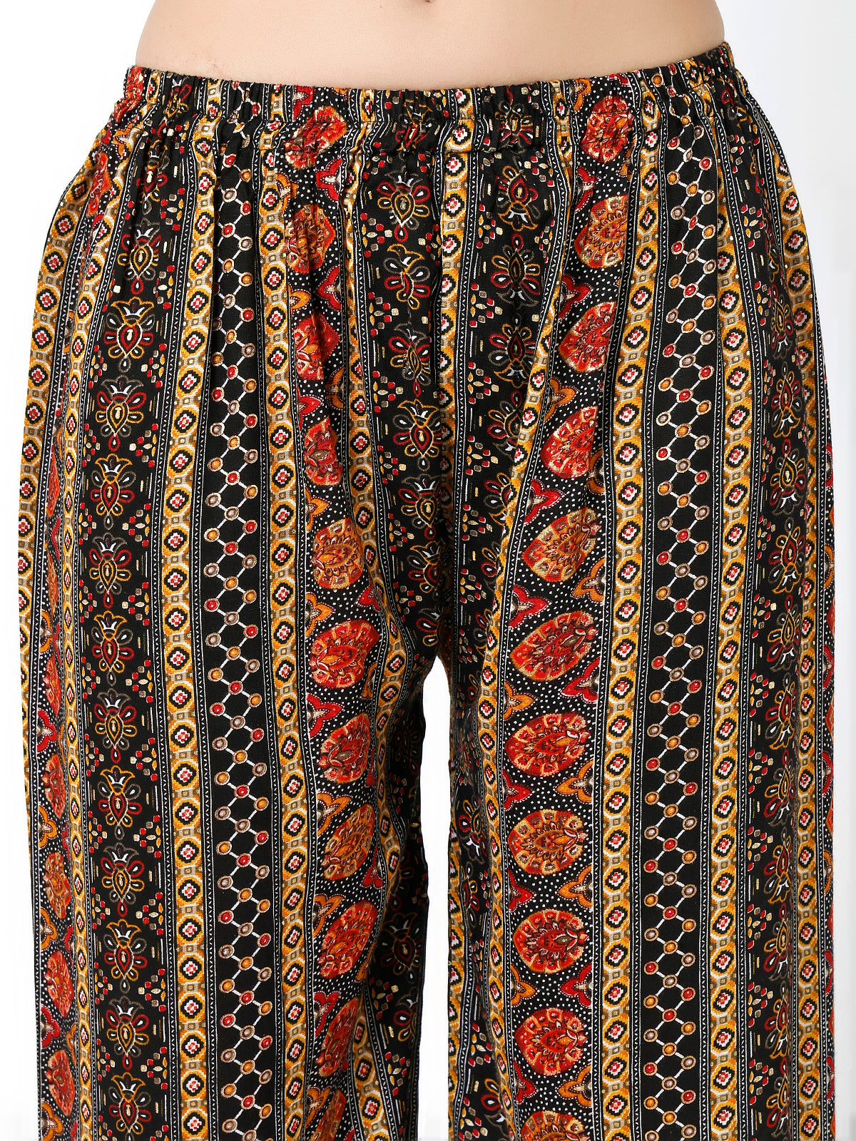 Rayon Pant Multi Color Palazzo