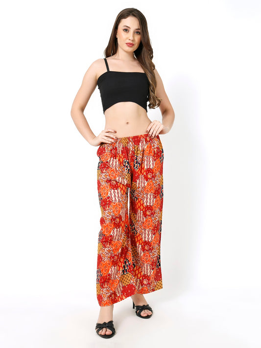 Rayon Pant Palazzo free size