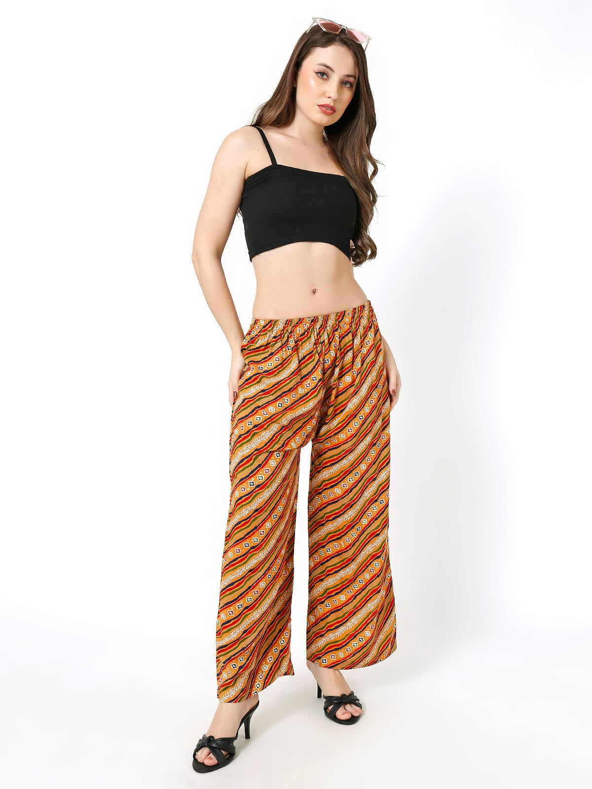 Rayon Pant Palazzo free size