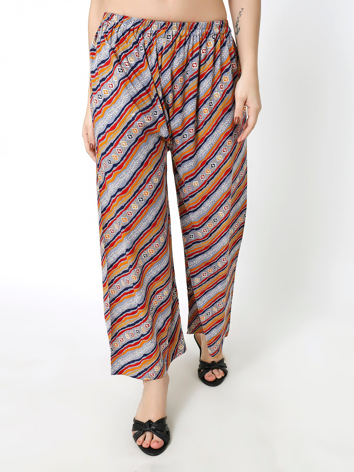 Rayon Printed multi color palazzo