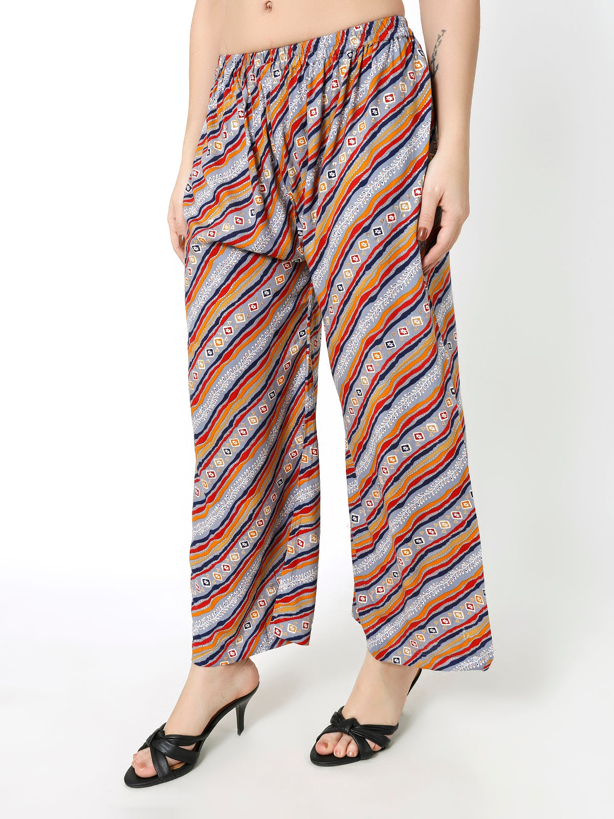 Rayon Printed multi color palazzo