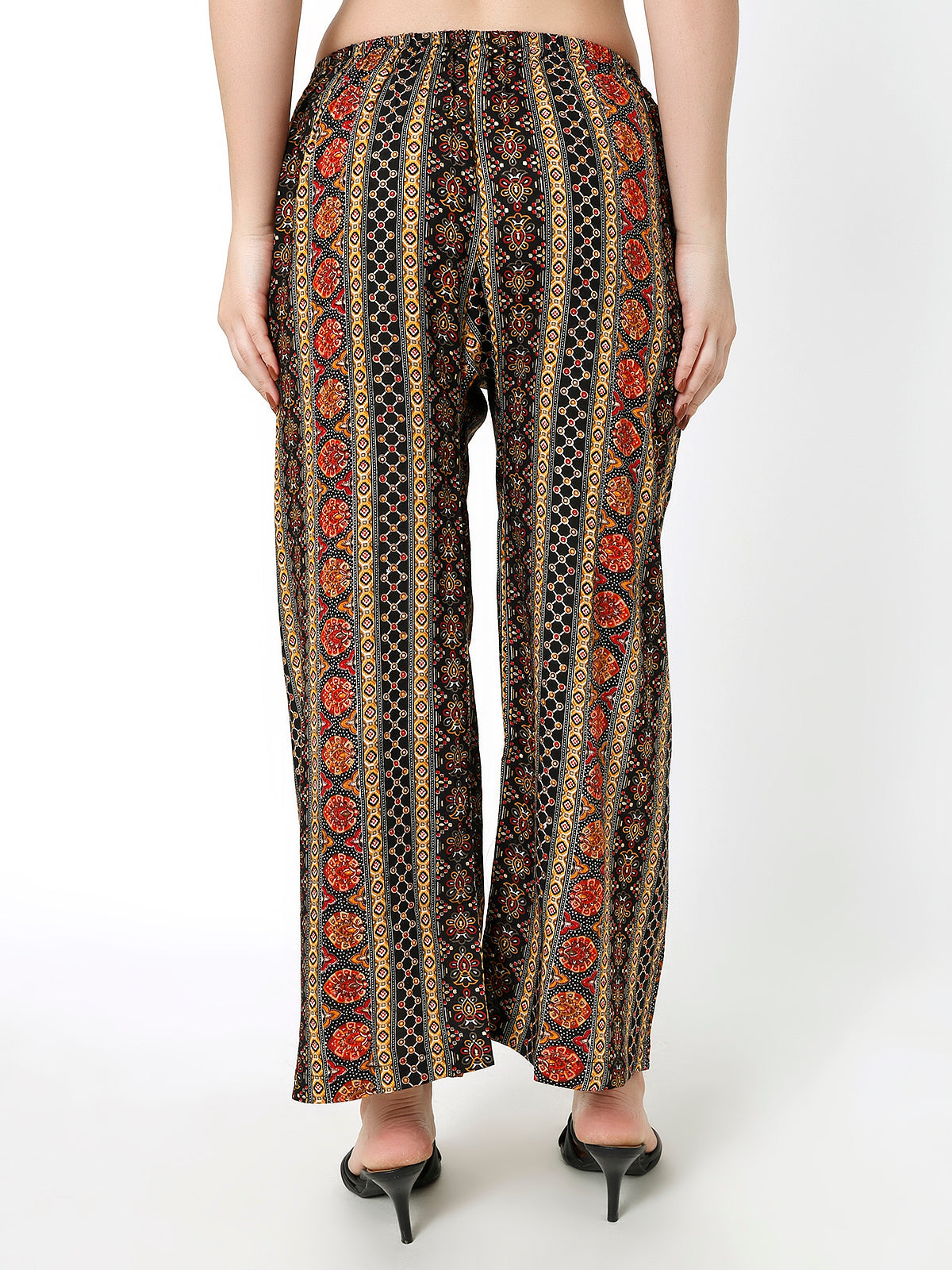 Rayon Pant Multi Color Palazzo