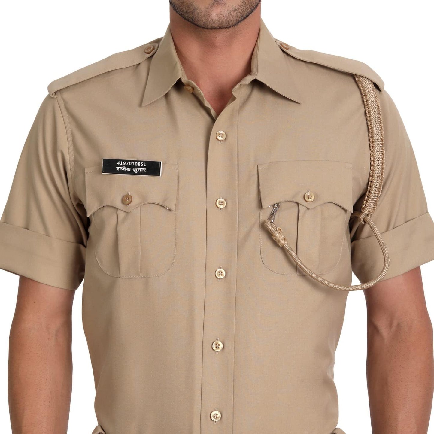 Singhania Police Men's Tailored Fit Shirt