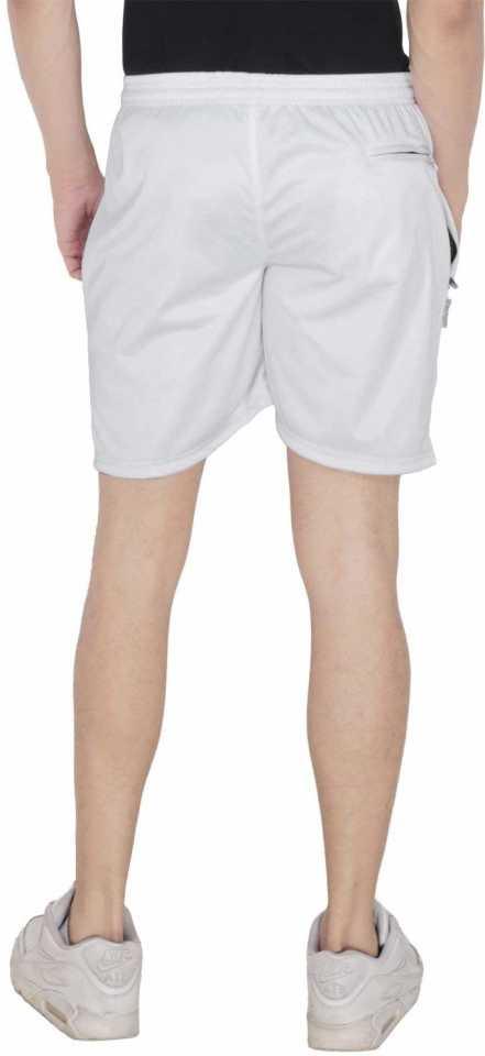 Trendzmy Solid Men White Basic Shorts