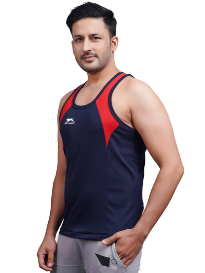 SHIV-NARESH Solid Men Cotton Blend Vest