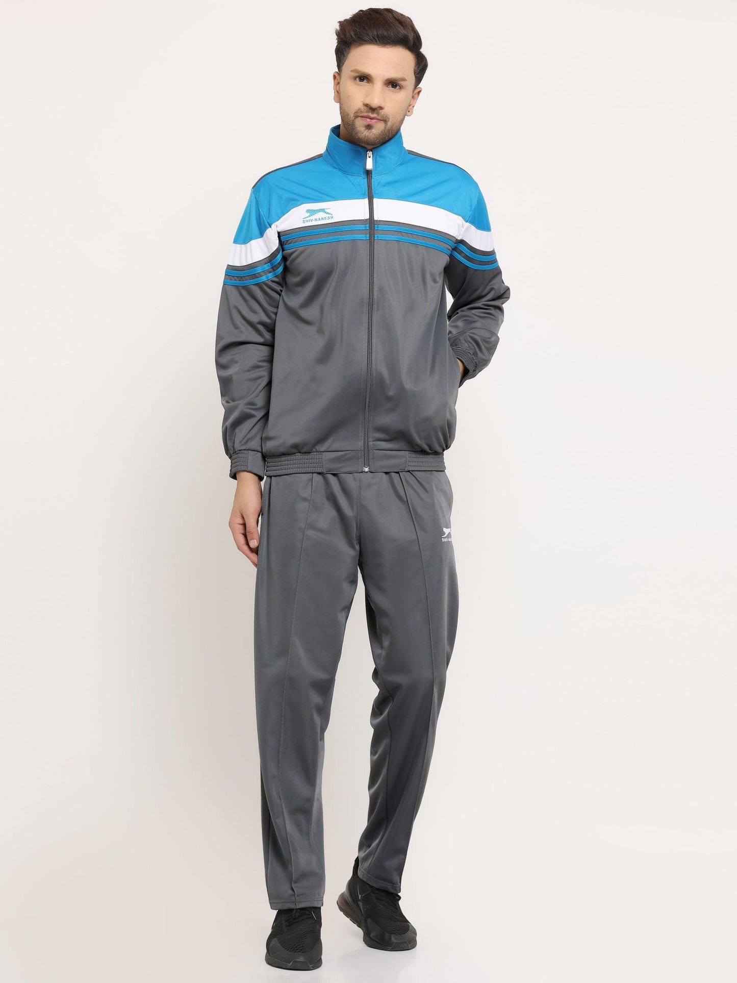 Shiv Naresh Active core suit 2.0 Grey/Sky Tracksuit 458 XXXL