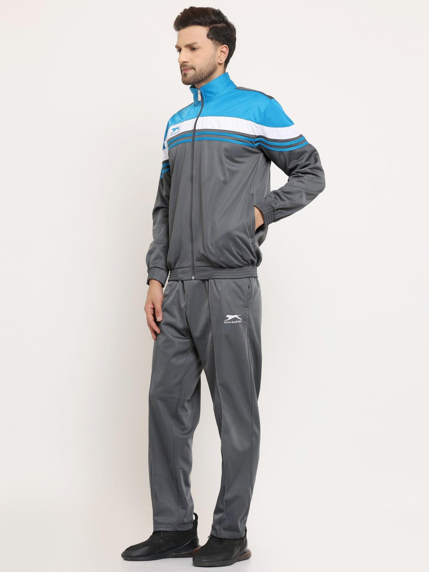 Shiv Naresh Active core suit 2.0 Grey/Sky Tracksuit 458