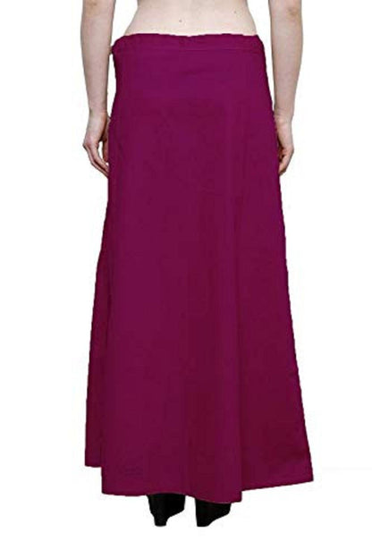 Singhania Clothing woman's Elegant Look Ethnic Wear Cotton Petticoat Magenta Pack of 1