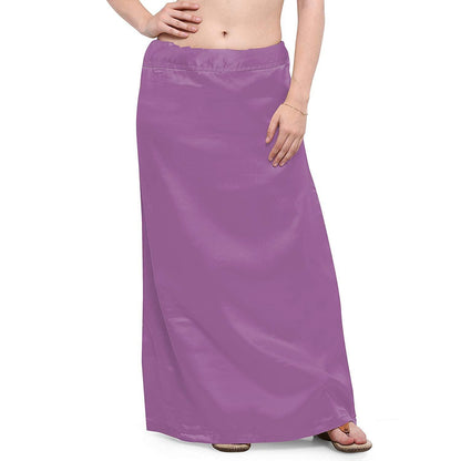 Trendzmy Woman's Satin Purple Petticoat Default Title