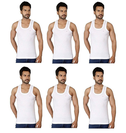 RUPA Cotton Men Vest (Pack of 6)