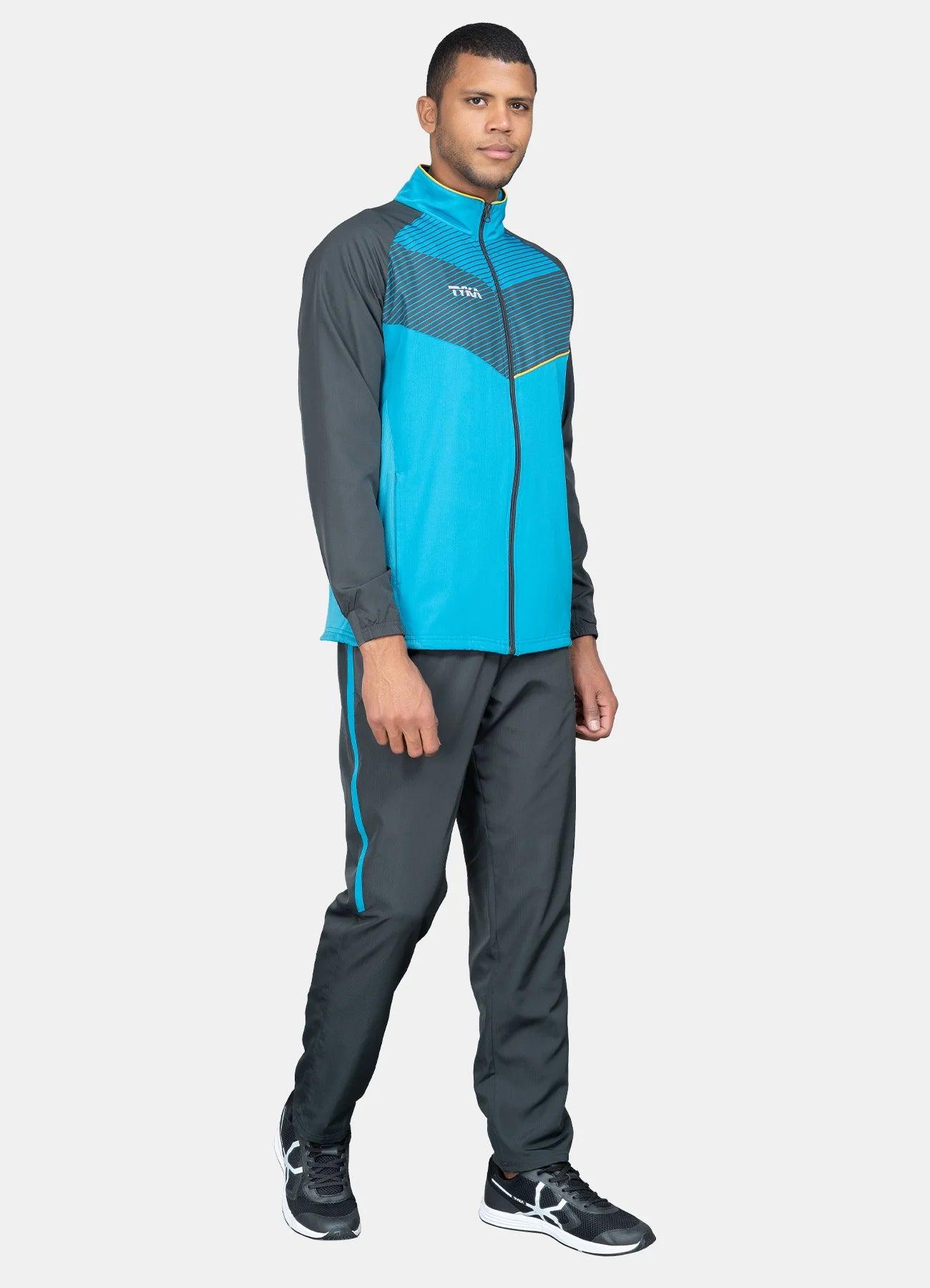 TRAP Tracksuit Cyan - Dark Grey