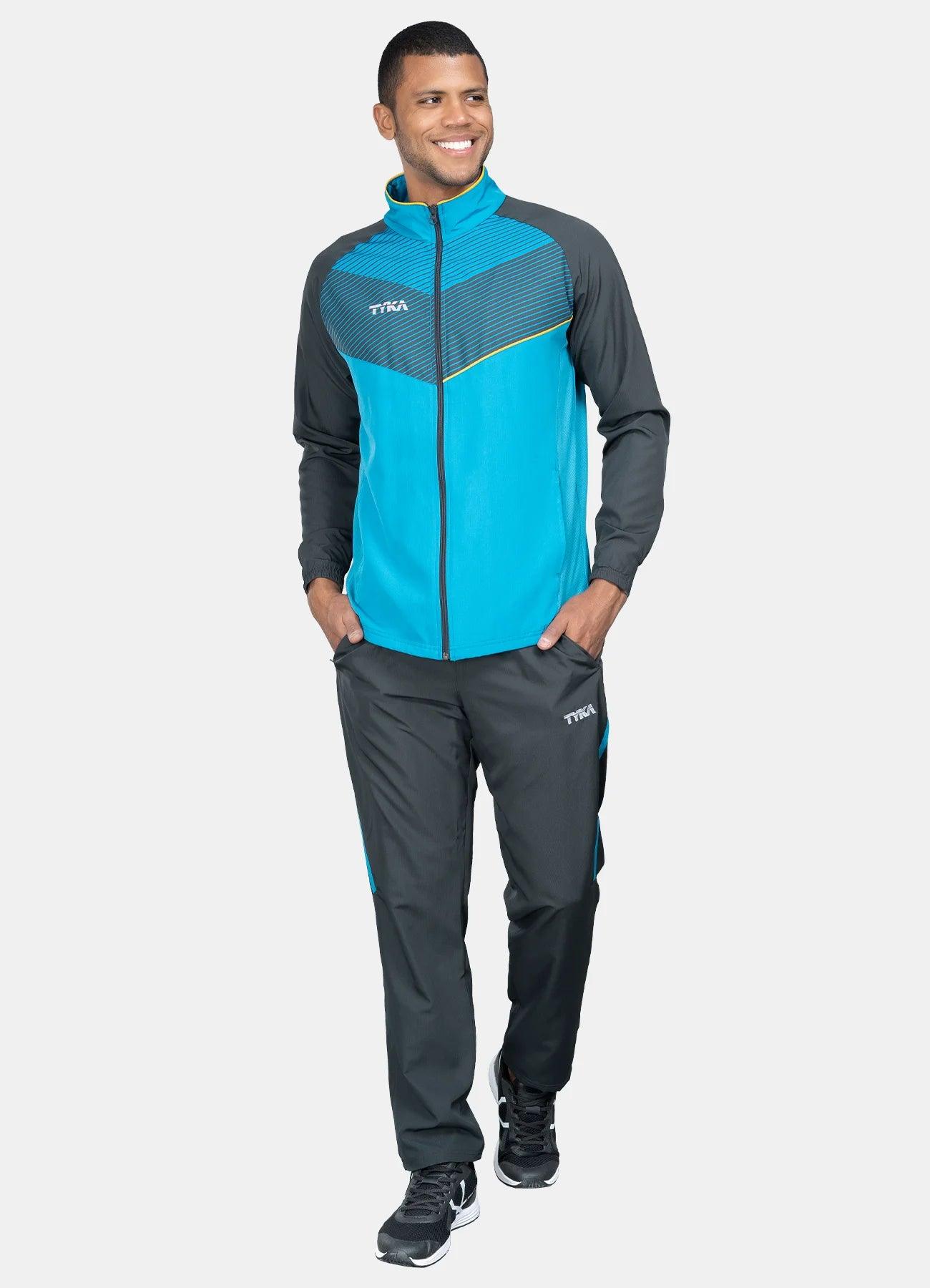 TRAP Tracksuit Cyan - Dark Grey