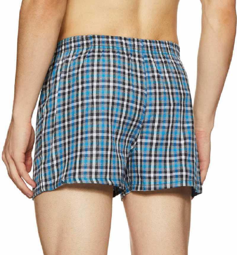 Trendzmy Checked Men Blue, Purple, Sky Blue Basic Shorts Pack Of 3