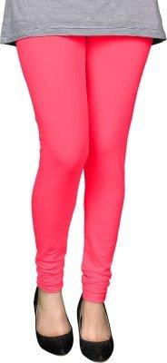 Trendzmy Pink Solid Churidar Ethnic Wear Legging Default Title